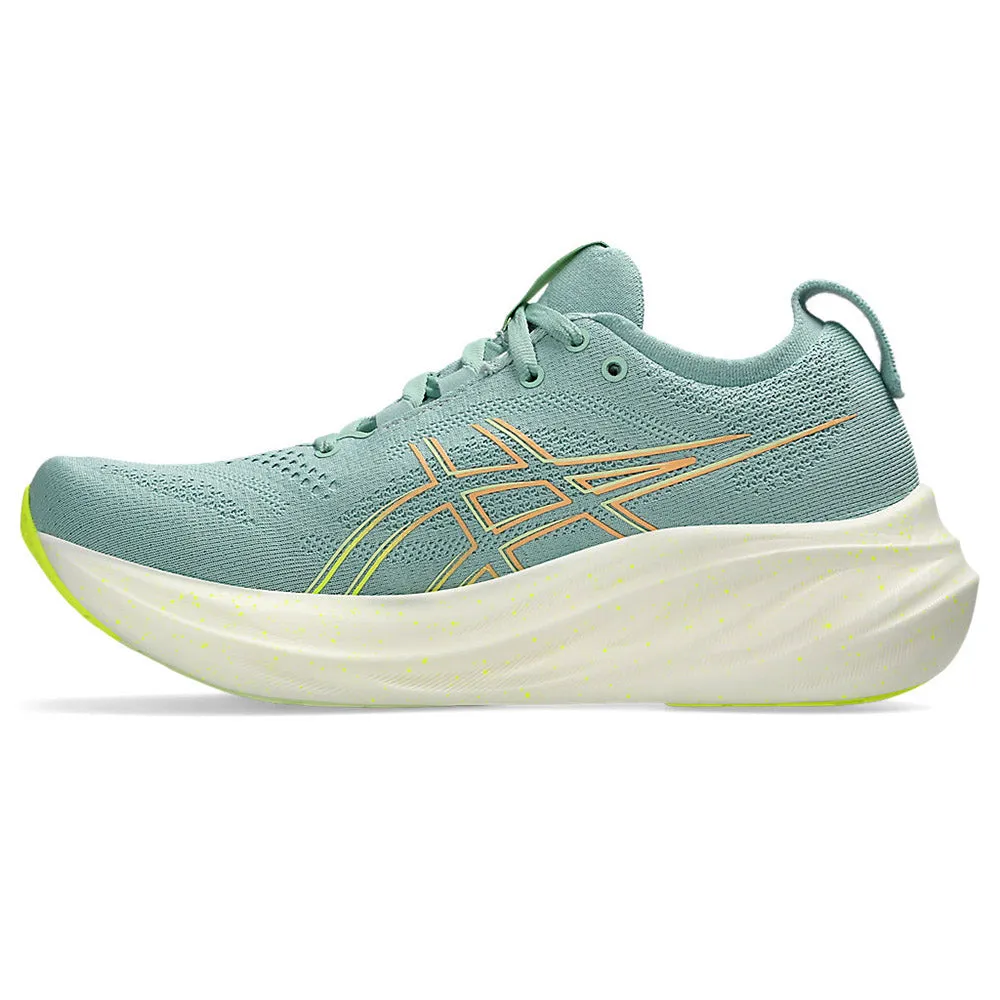 Women's Gel-Nimbus 26 Running Shoe - Light Celadon/Safety Yellow - Regular (B)